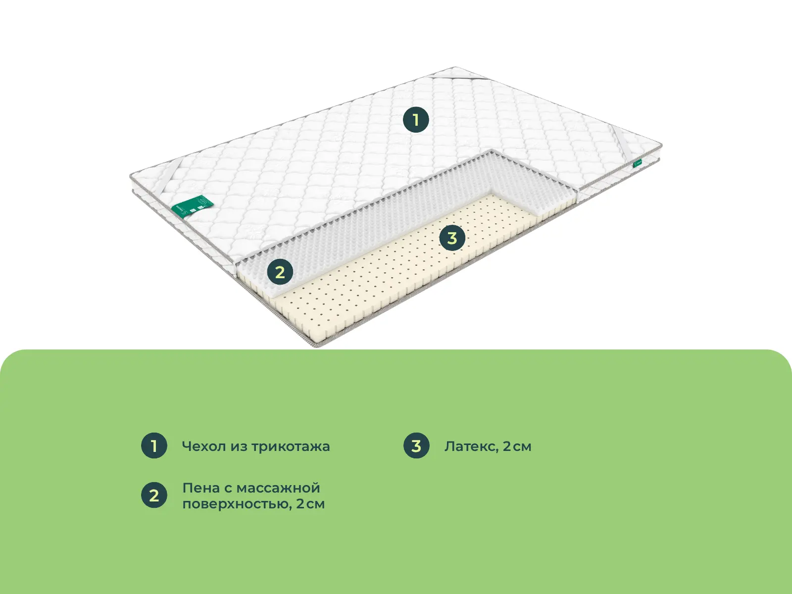 ������ Sleeptek Latex Foam 4 Massage � ������