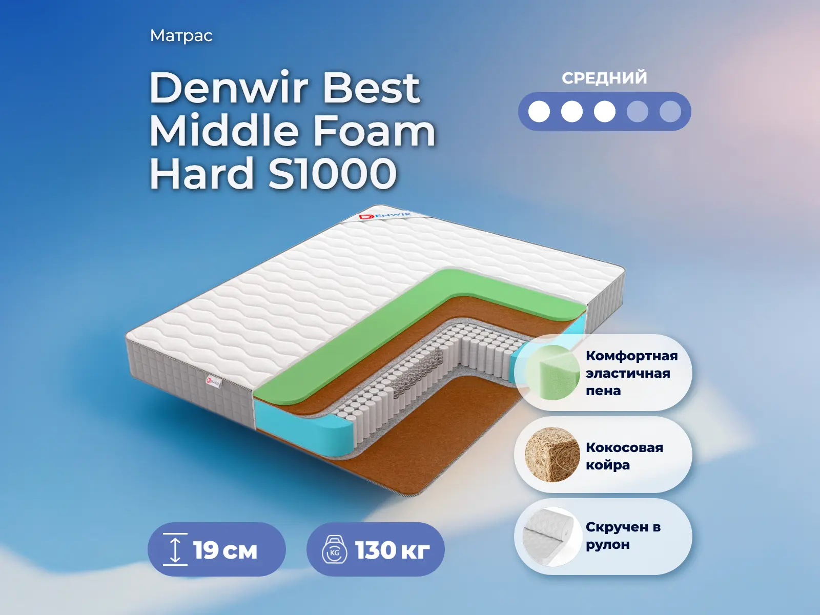 Denwir Best Middle Foam Hard S1000