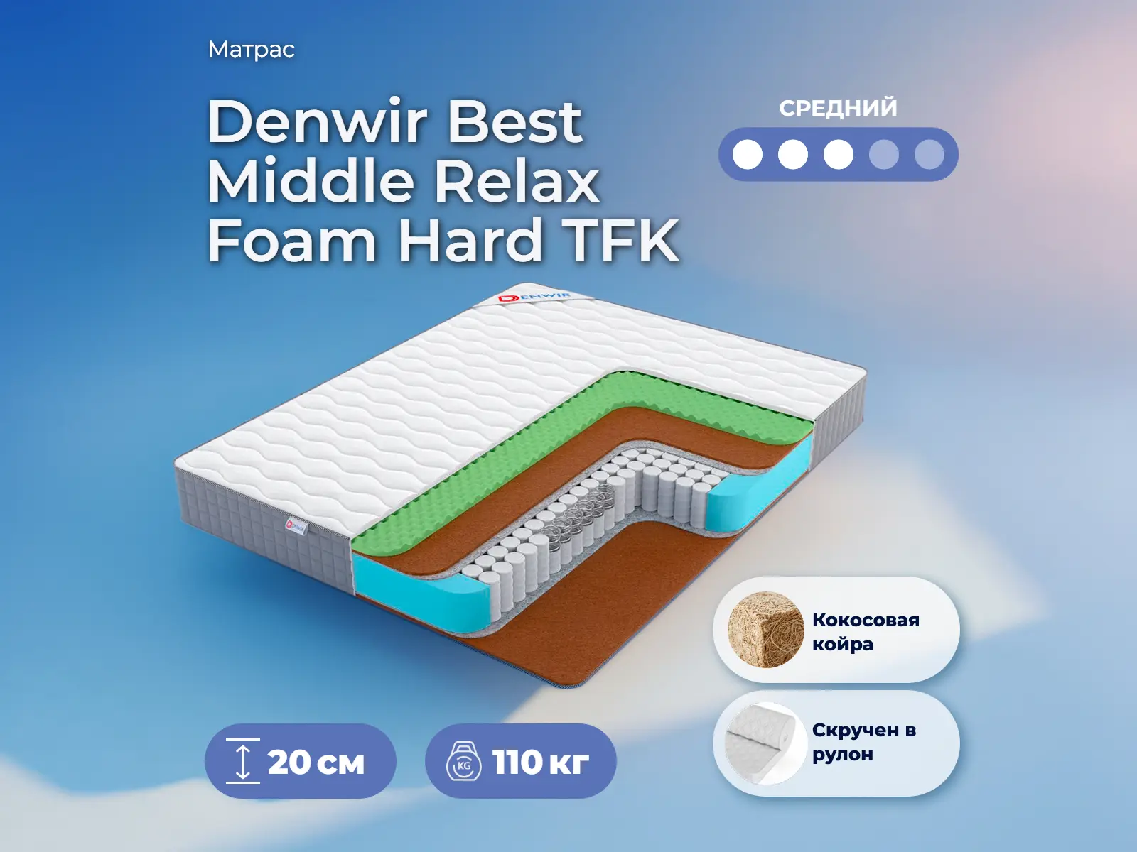 Denwir Best Middle Relax Foam Hard TFK