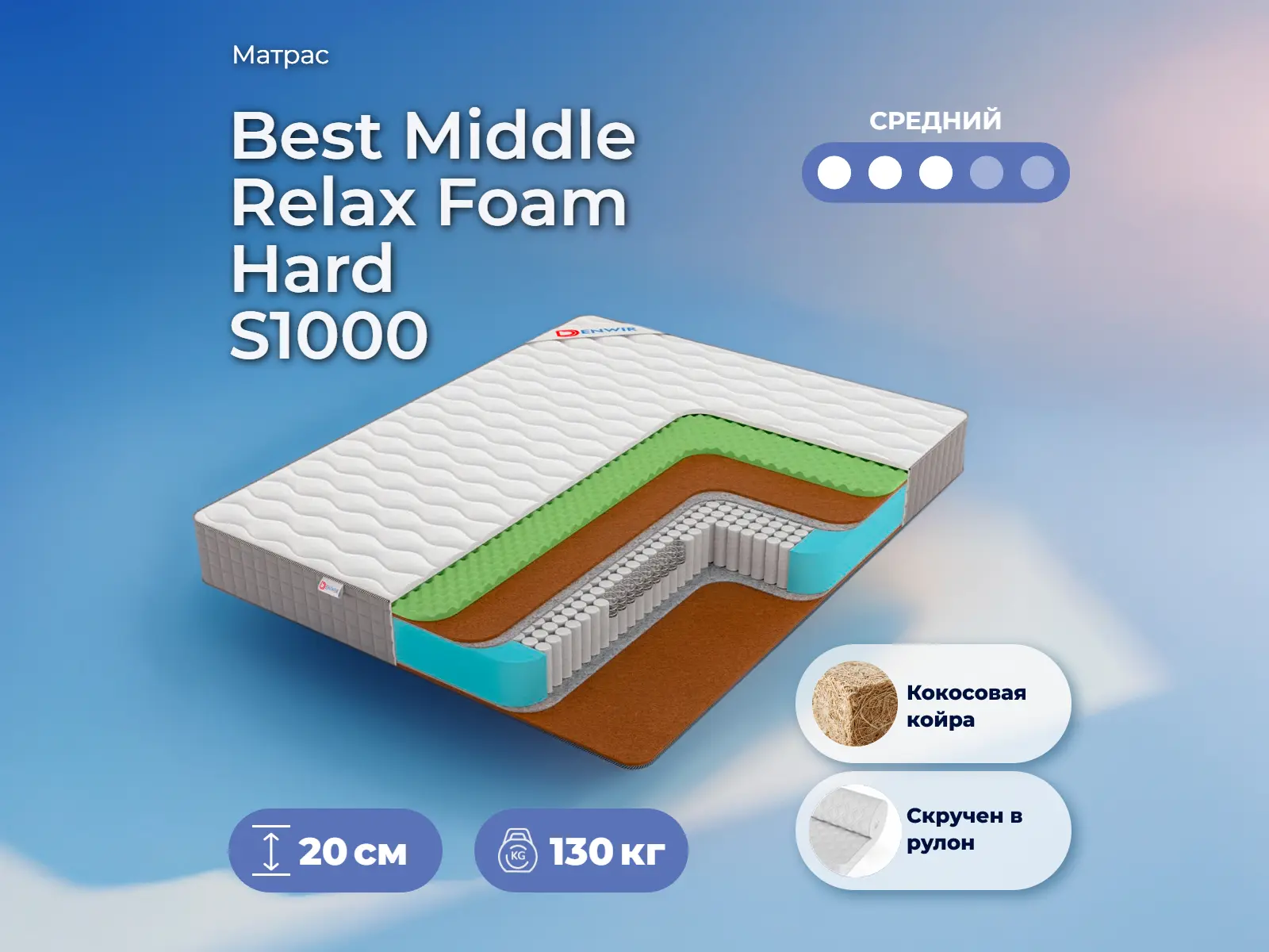 ������ ������ Denwir Best Middle Relax Foam Hard S1000