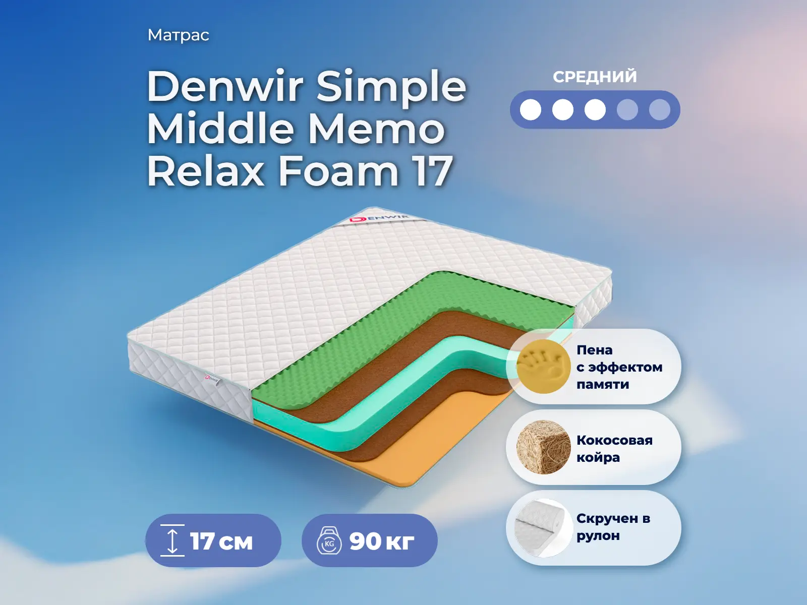 ������ ������ Denwir Simple Middle Memo Relax Foam 17