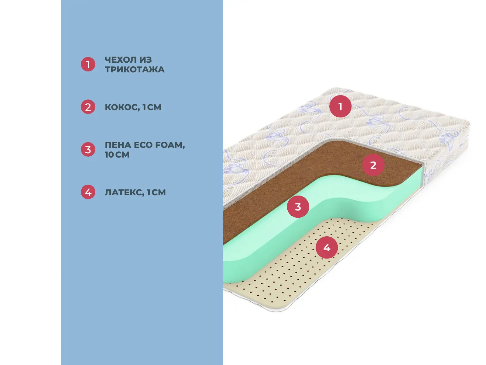 Denwir Baby Springless Eco Hard Soft 12 � ����������