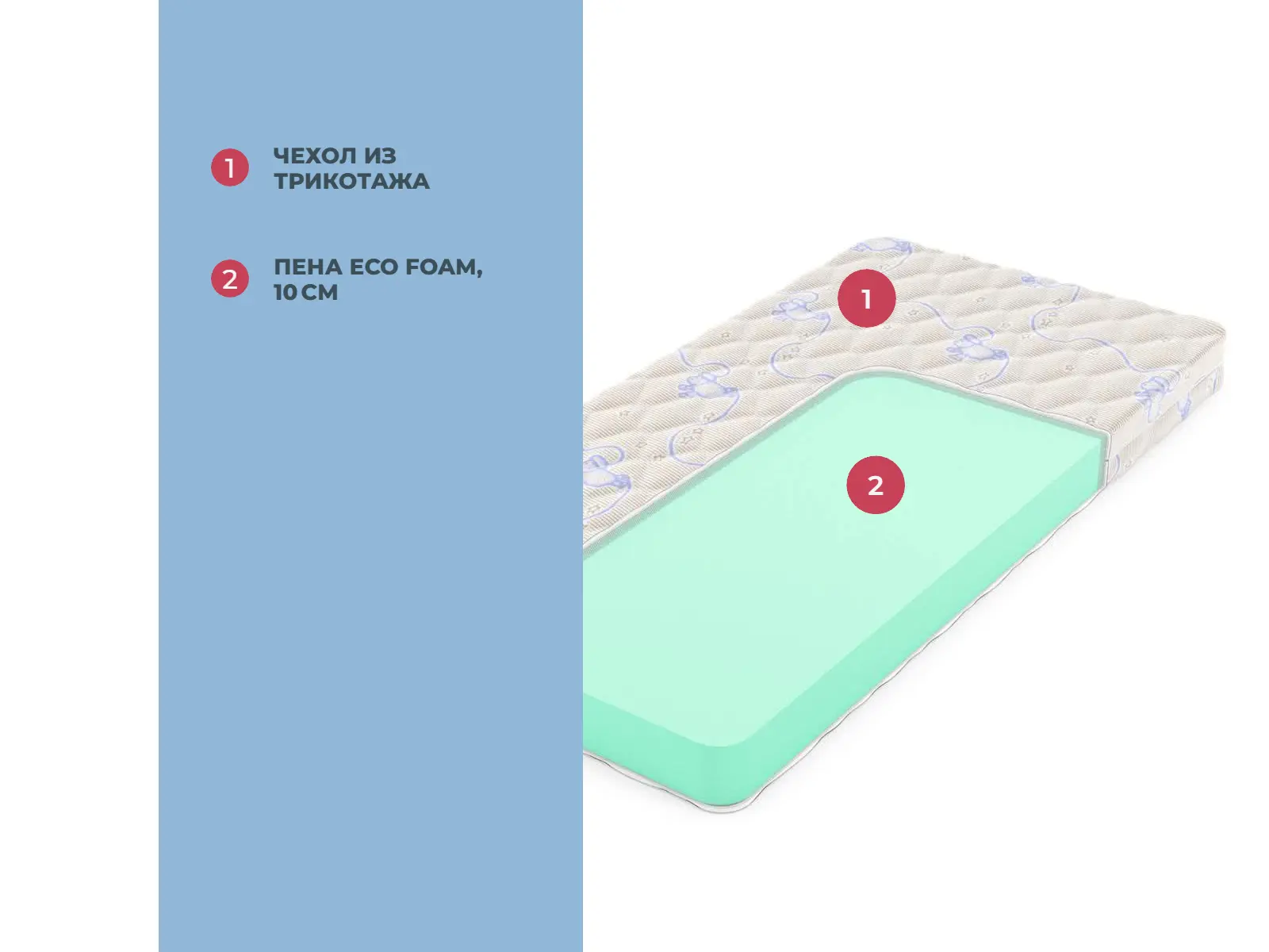 Denwir Baby Springless Eco Foam 10 � ������