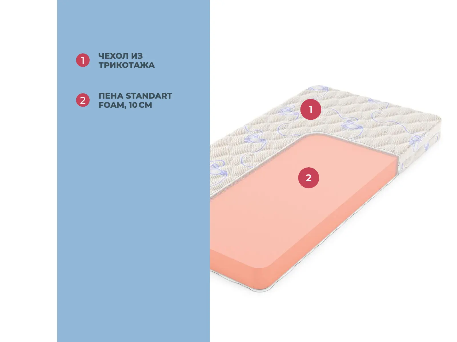 Denwir Baby Springless Top Foam 10 � ������