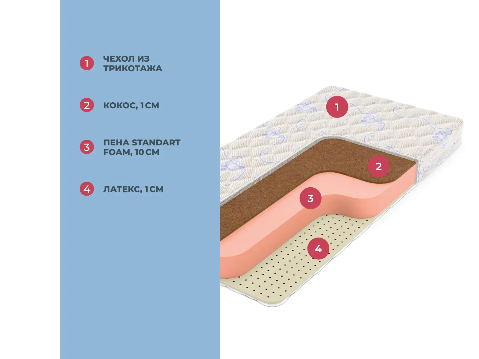 Denwir Baby Springless Top Hard Soft 12 � ������