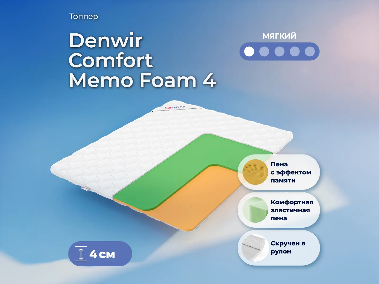 ������ ������ Denwir Comfort Memo Foam 4