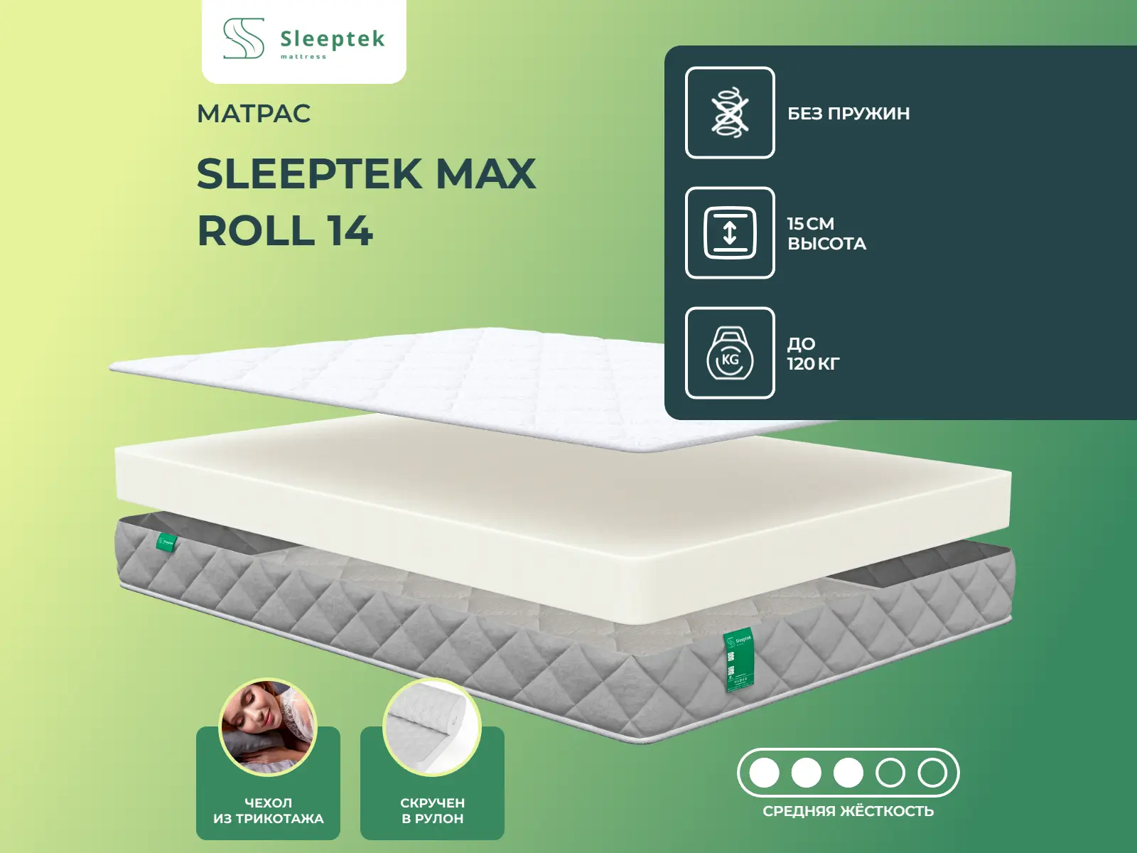 Sleeptek Max Roll 14