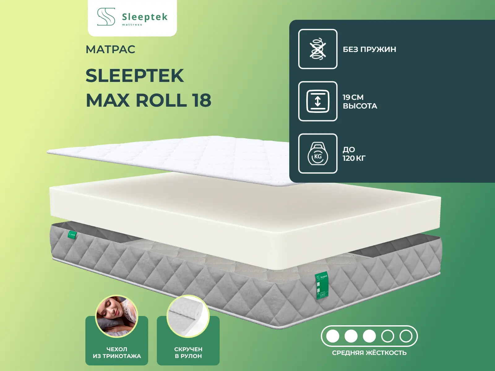 Sleeptek Max Roll 18