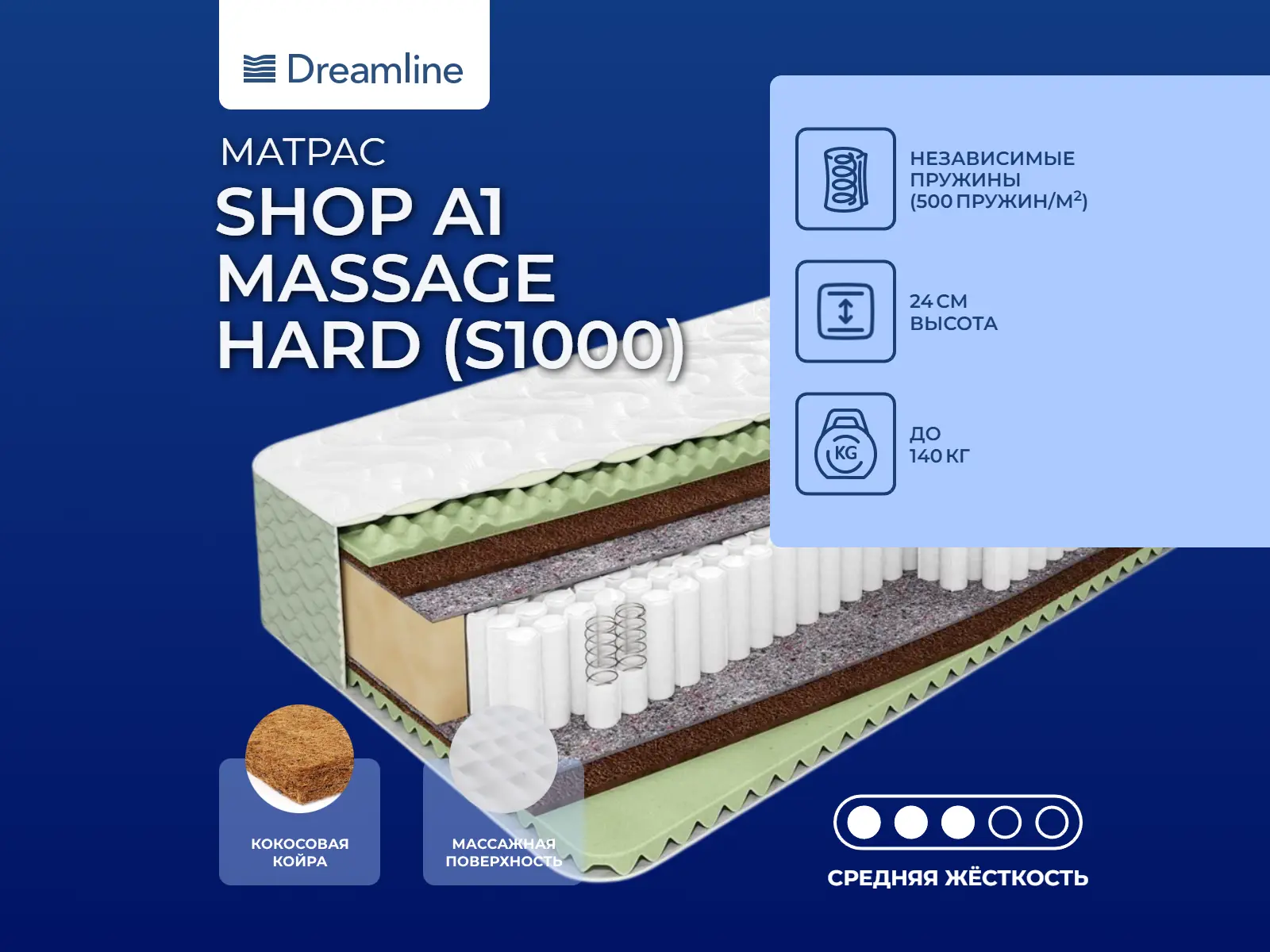 DreamLine Shop A1 Massage Hard (S 1000)