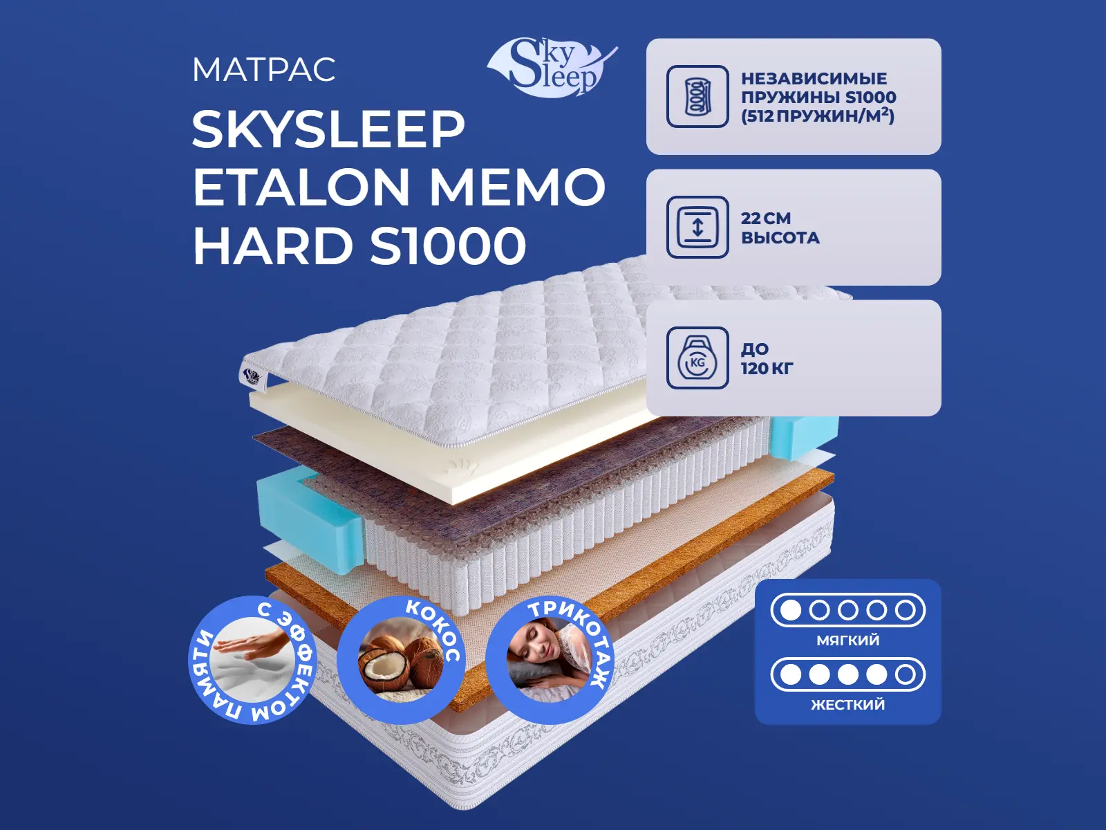 ������ ������ SkySleep Etalon Memo Hard S1000