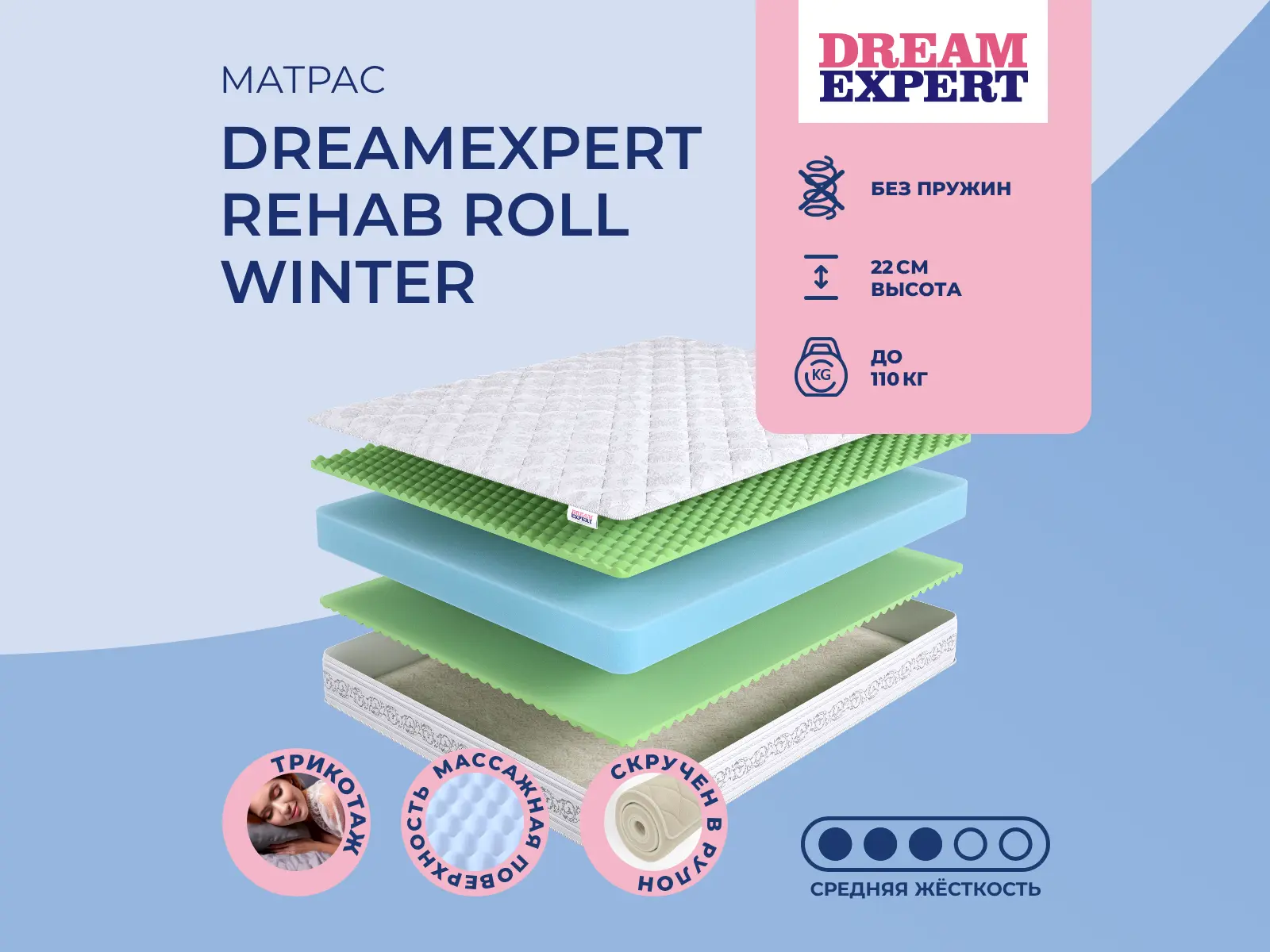 DreamExpert Rehab Roll Winter