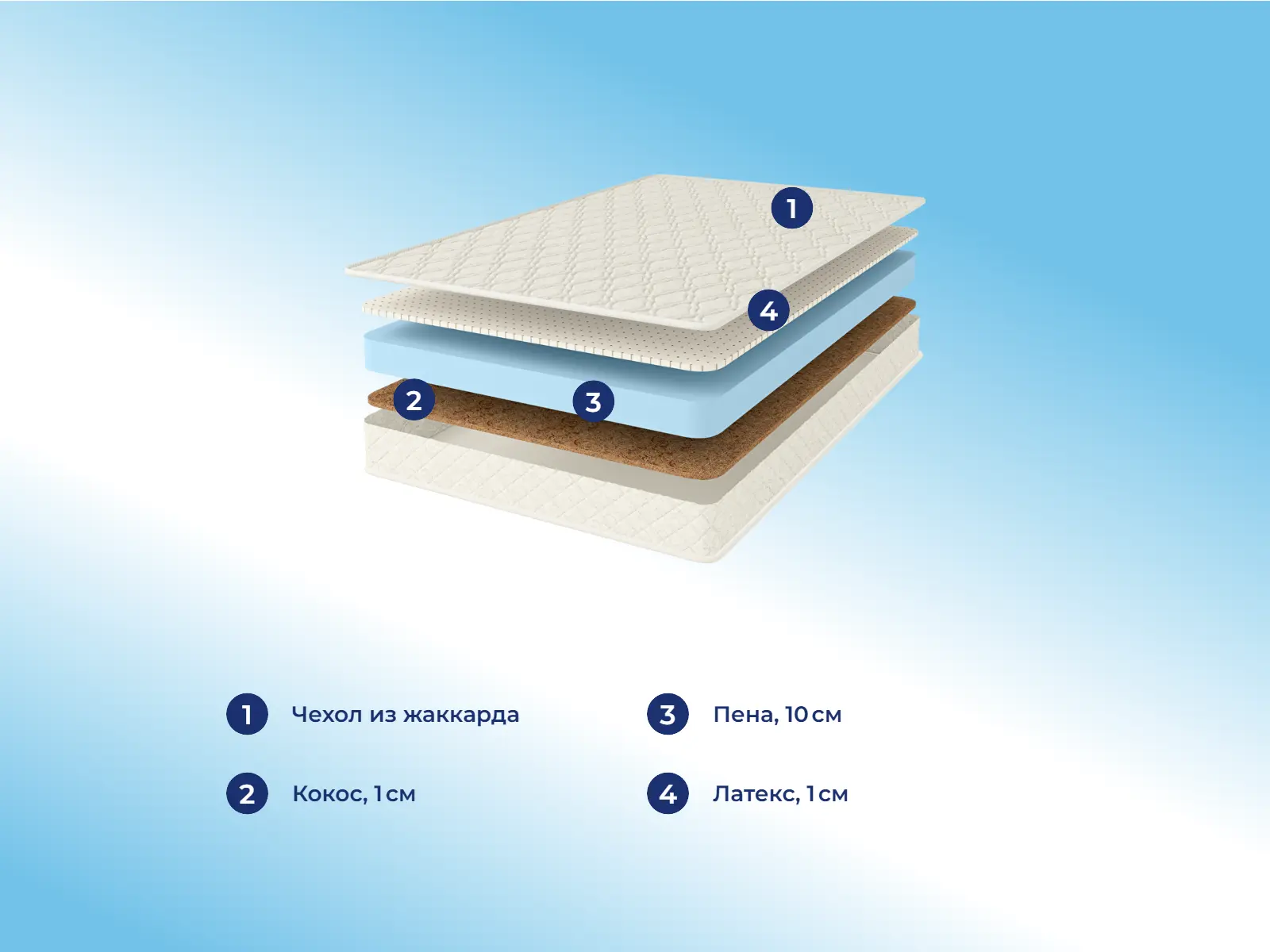 Comfort Line Cocos-Latex Eco Roll Slim � ������