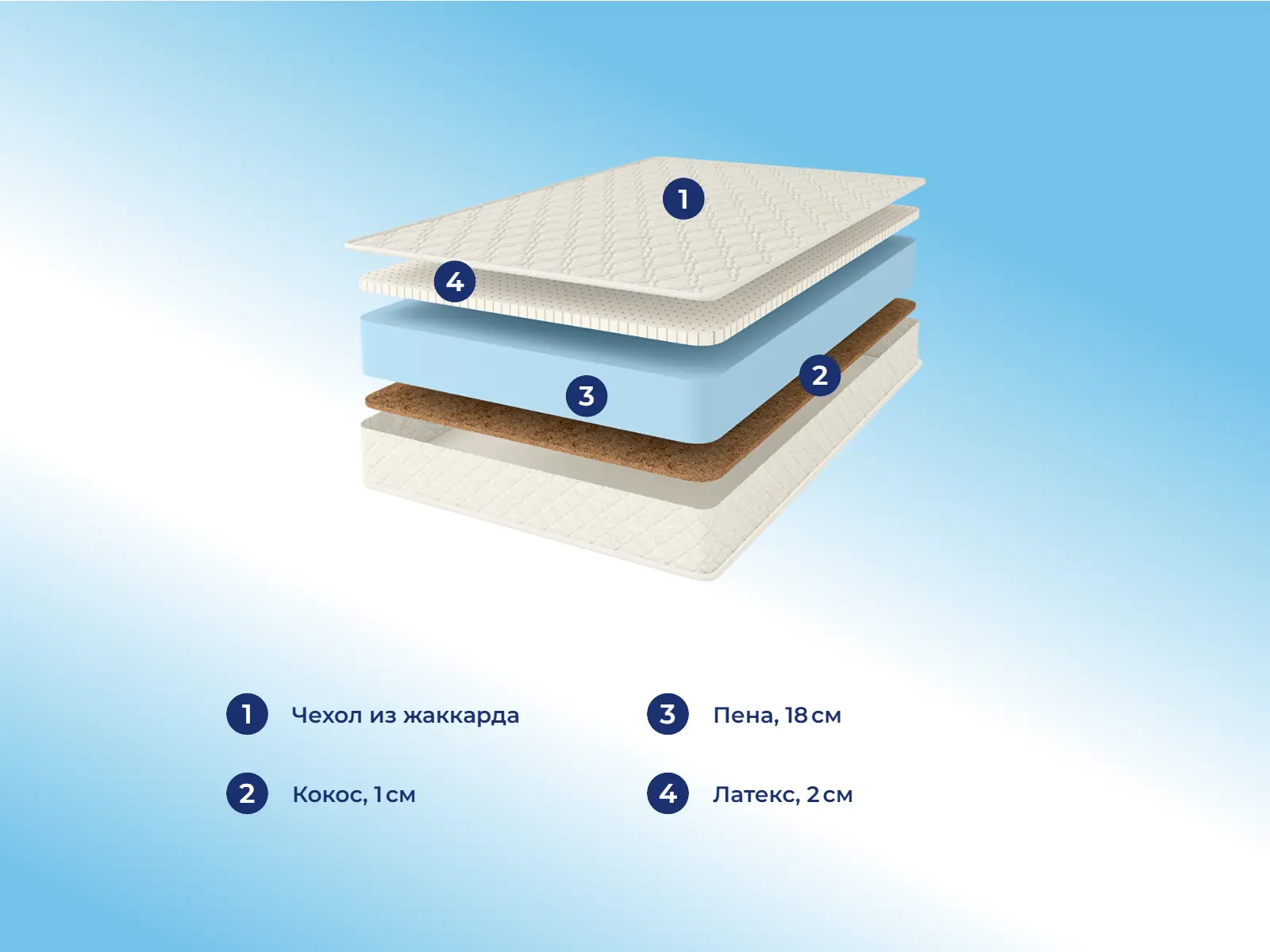 Comfort Line Cocos-Latex2 Roll Classic + � ������