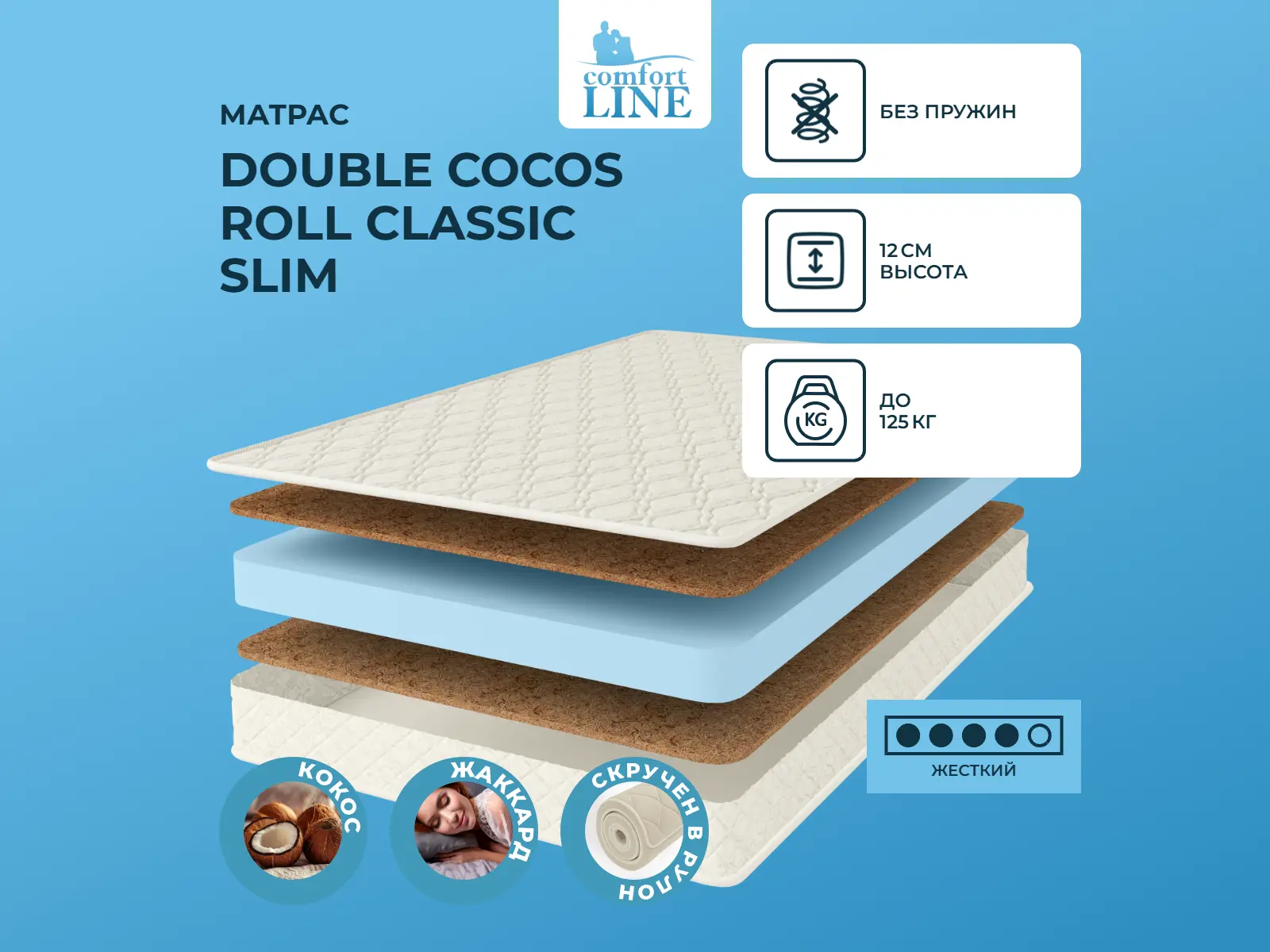 ������ ������ Comfort Line Double Cocos Roll Classic Slim
