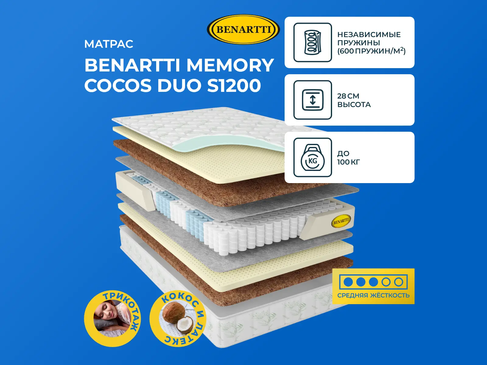 ������ ������ Benartti Memory Cocos Duo S1200