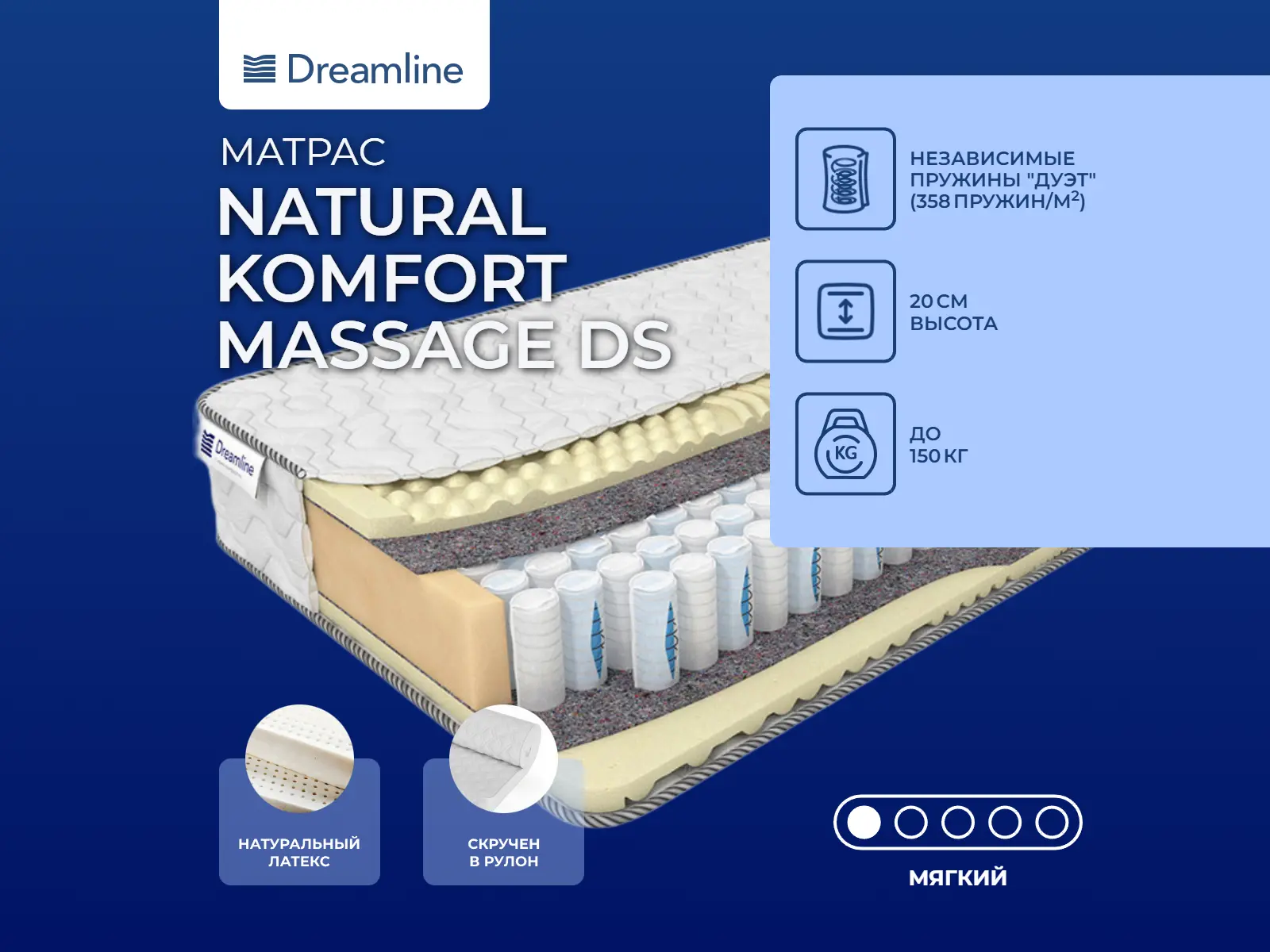 Dreamline Natural Komfort Massage DS