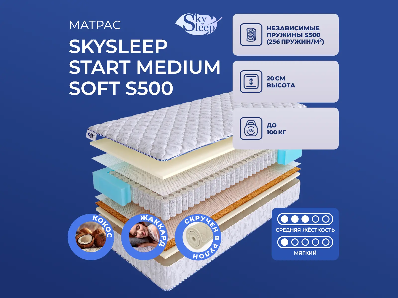 SkySleep Start Medium Soft S500