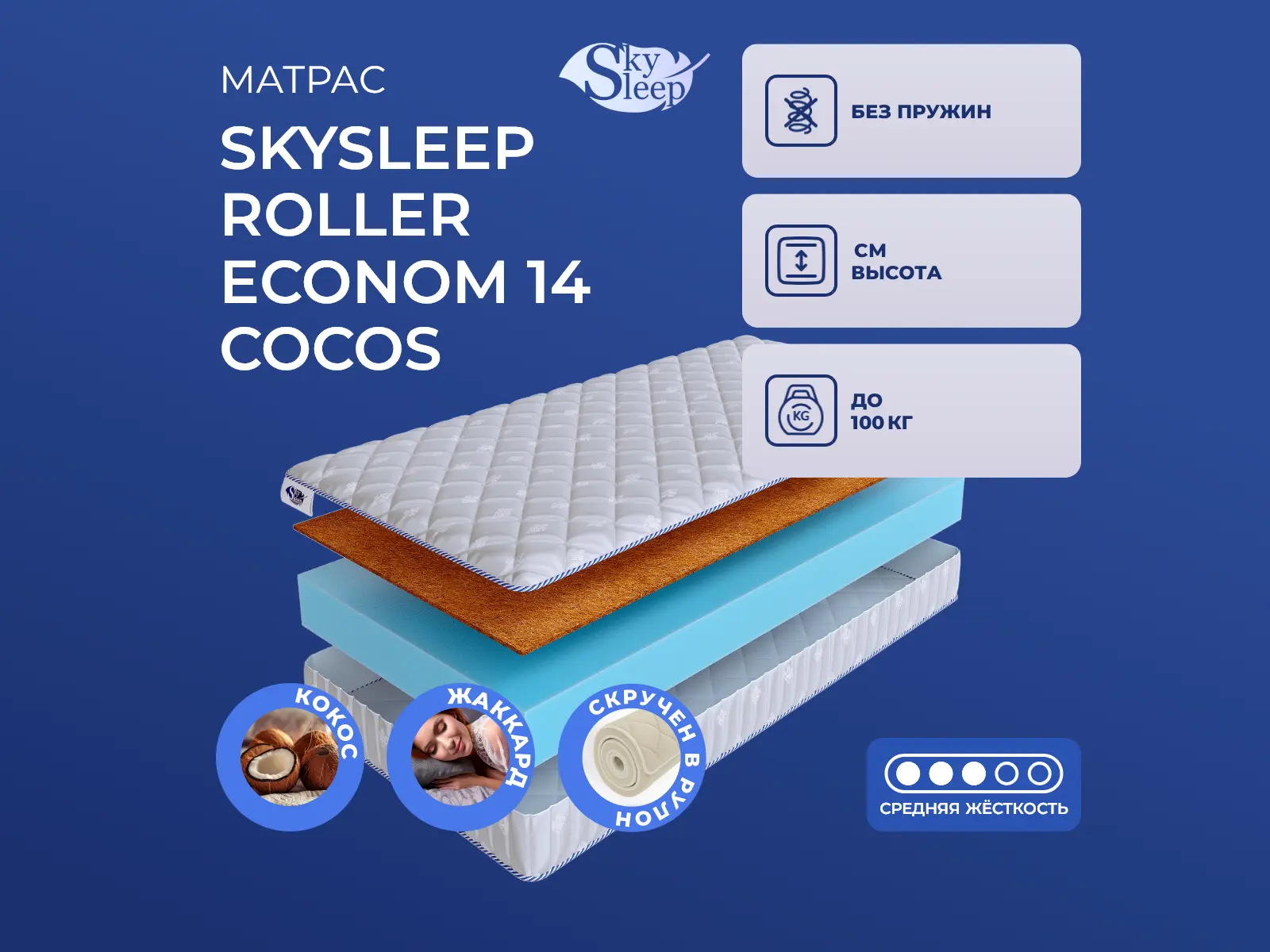 SkySleep Roller Econom 14 Cocos