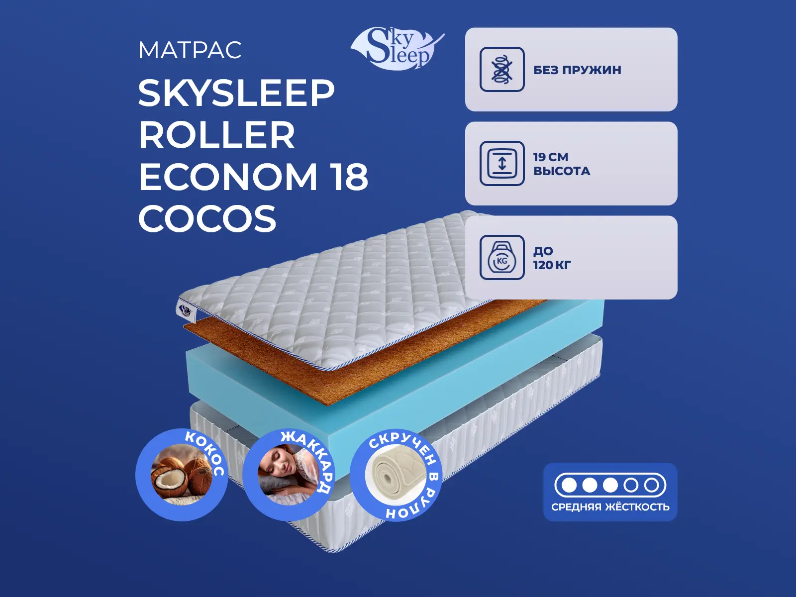 SkySleep Roller Econom 18 Cocos