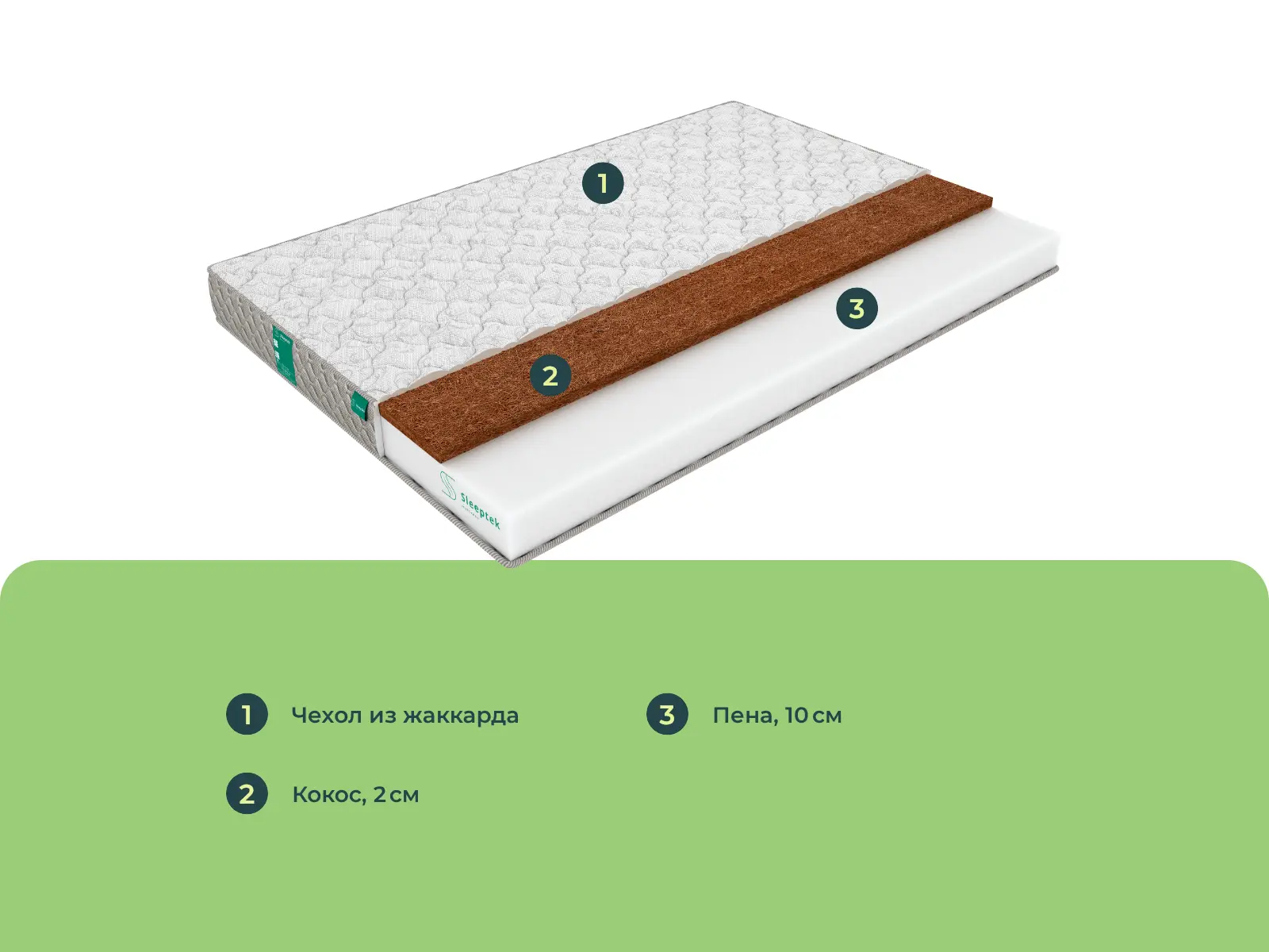 Sleeptek Roll Cocos Foam 12 � ������