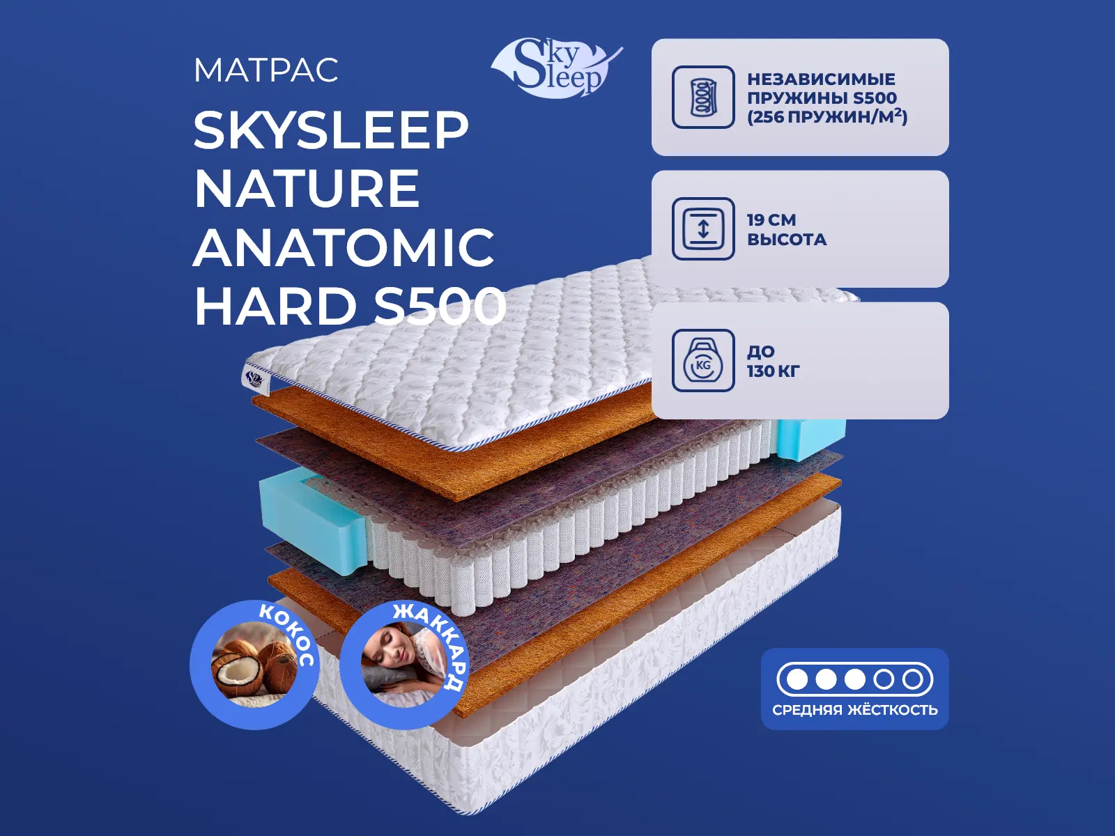 SkySleep Nature Anatomic Hard S500