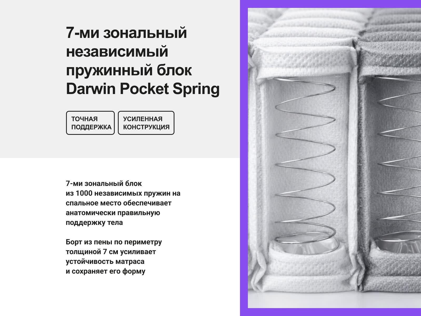 ������ darwin Cells Spring � ����������� ��������� ����, 500 ������/�&sup2;, 7 ��� ��������� � ��������� �������, ������������ ���: 160 ��.