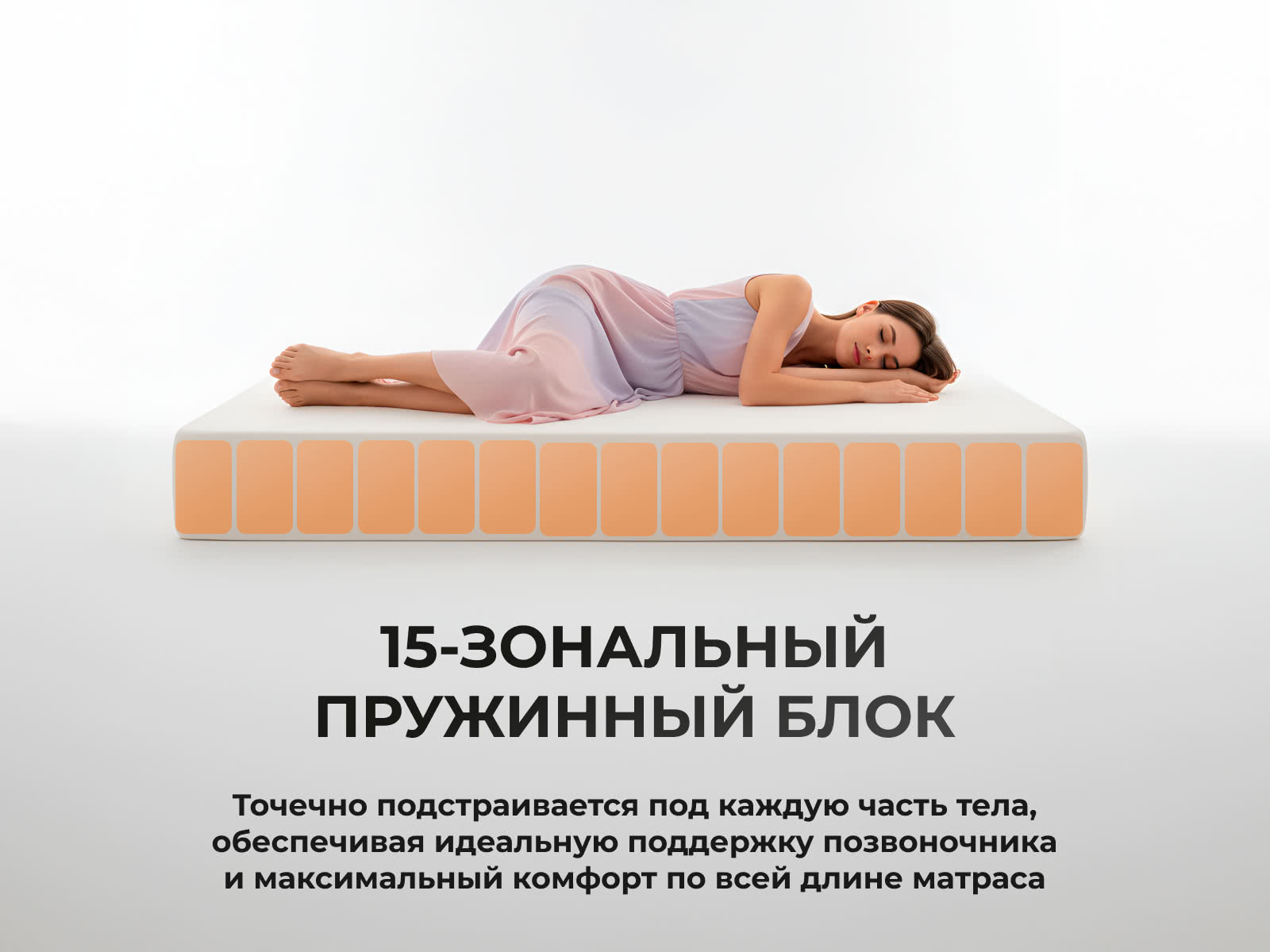 ������ ������� Optima Comfort S � ����������� ��������� ����, 256 ������/�&sup2;, 15 ��� ��������� � ������������ ��� ������ ������������: 130 ��.