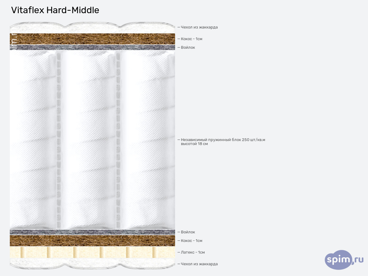 ����� ������� ������� Vitaflex Hard-Middle � �������