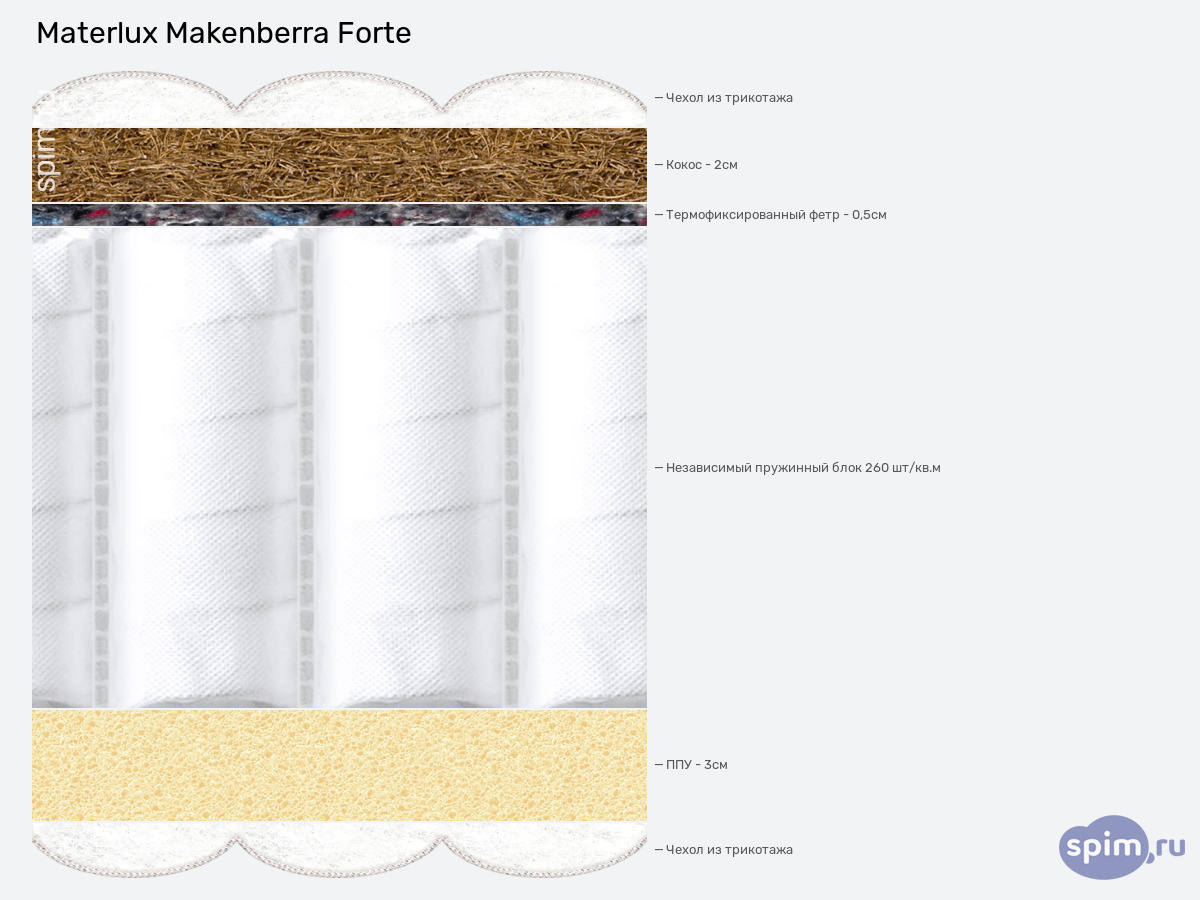 ����� ������� ������� Materlux Makenberra Forte � �������