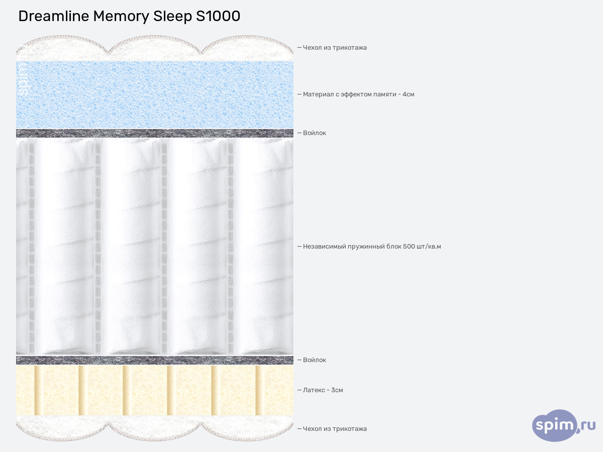 ����� ������� ������� DreamLine Memory Sleep S1000 � �������
