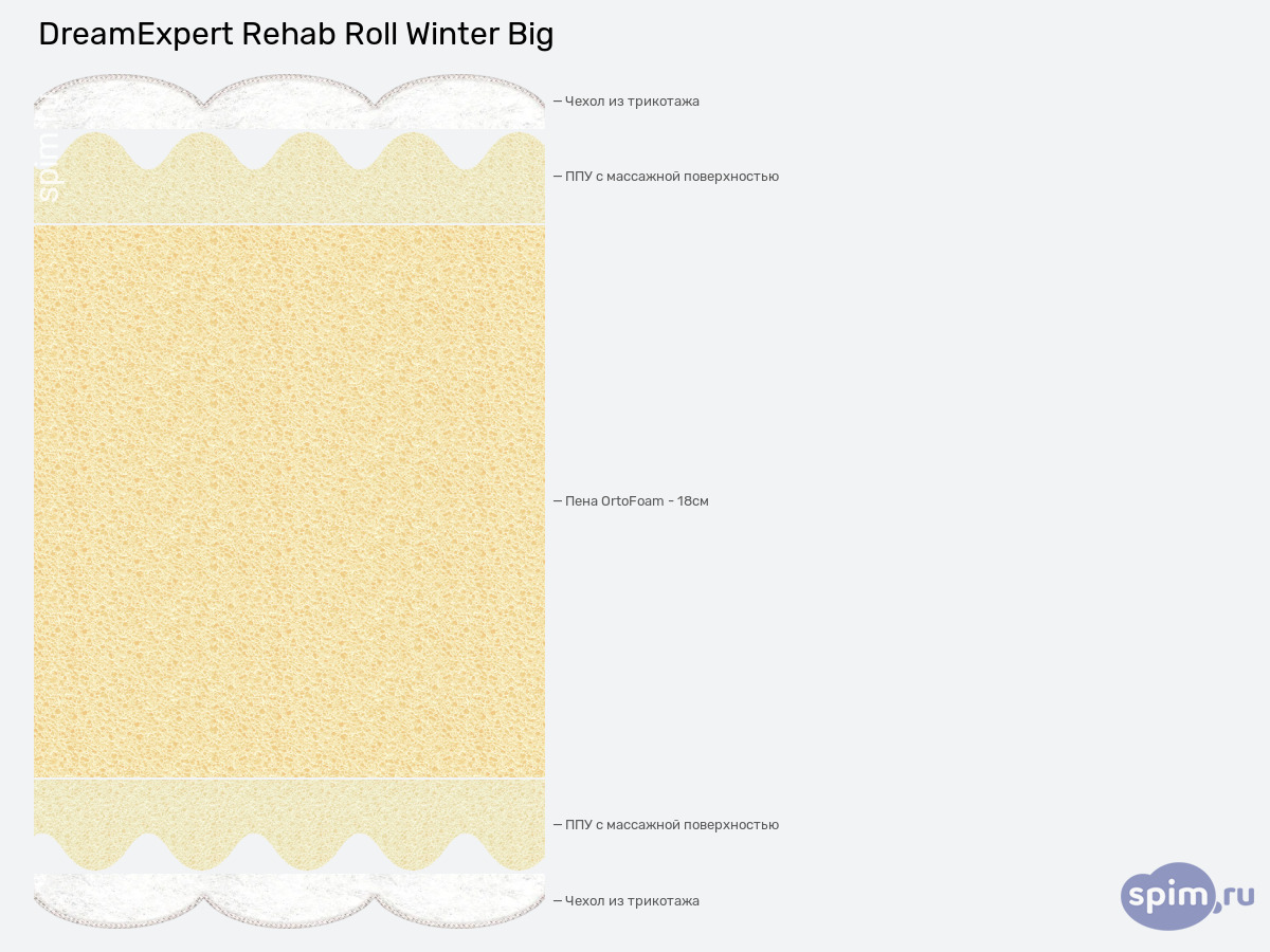 ����� ������� ������� DreamExpert Rehab Roll Winter Big � �������