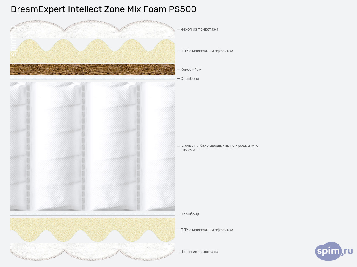 ����� ������� ������� DreamExpert Intellect Zone Mix Foam PS500 � �������